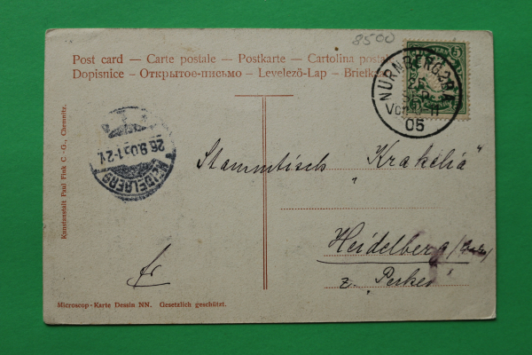AK Nürnberg / 1905 / Albrecht Dürer Haus Tiergärtnertor Königstor / Strassenansichten